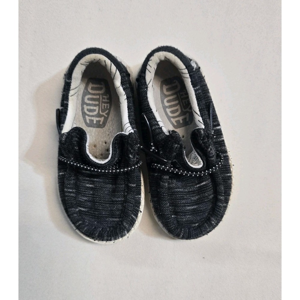 hey dude shoes Boys Walky Stretch 5 K Toddler Gray